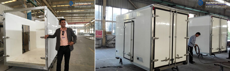 холодильных агрегатов для малых грузовых автомобилей и рефрижераторных кузов грузовика в Африке