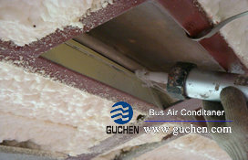  install roof mounted bus air conditioner-20