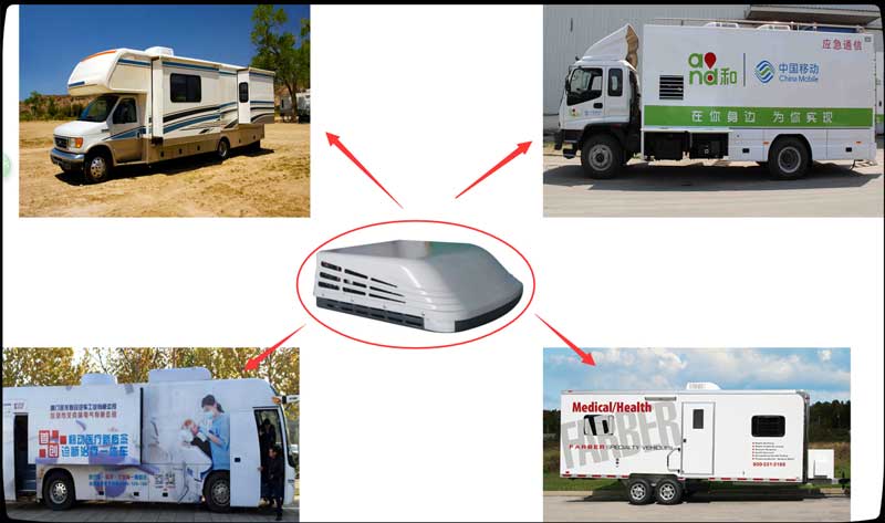 кондиционер 220 вольт для автотранспортного средства, кондиционер для RV прицеп