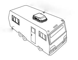 кондиционер на крыше для RV